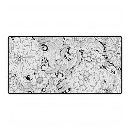 Botanical Black & White Desk Mat