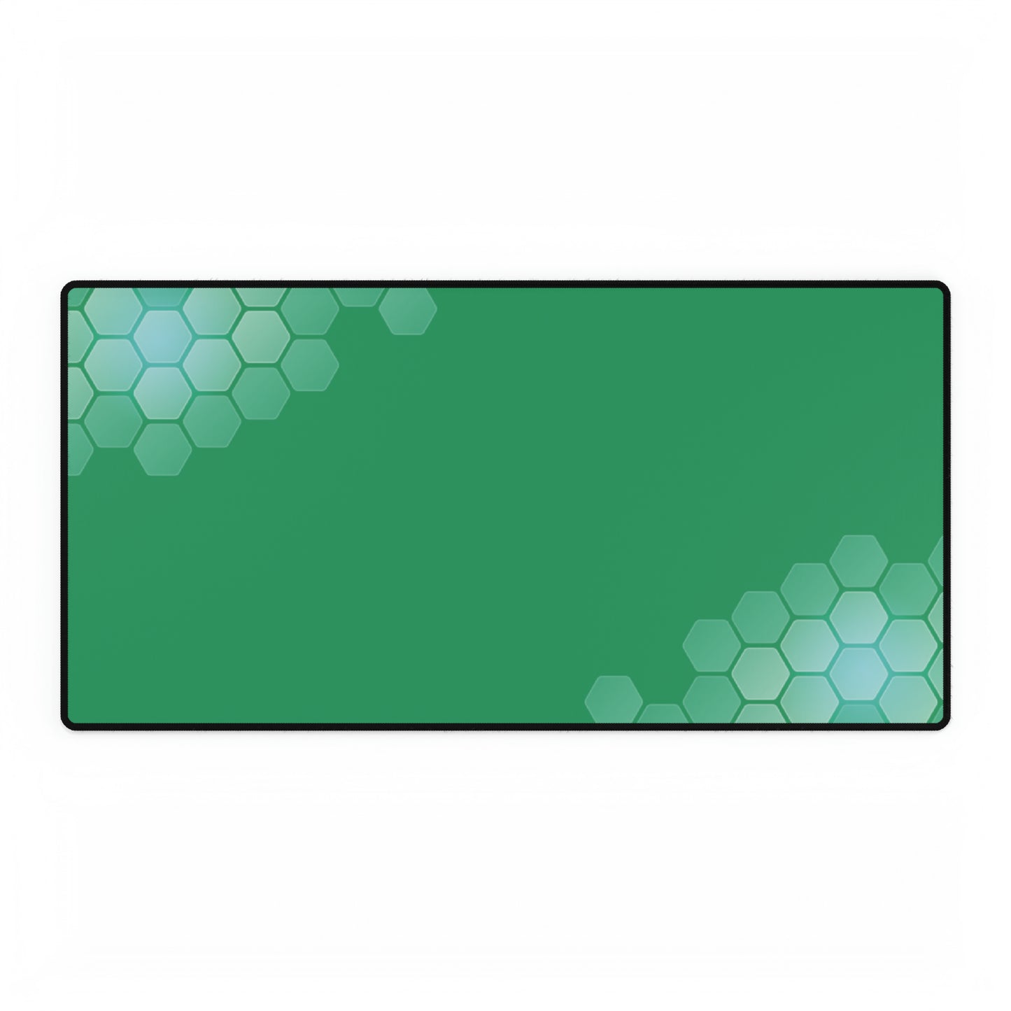 Green Hex Desk Mat