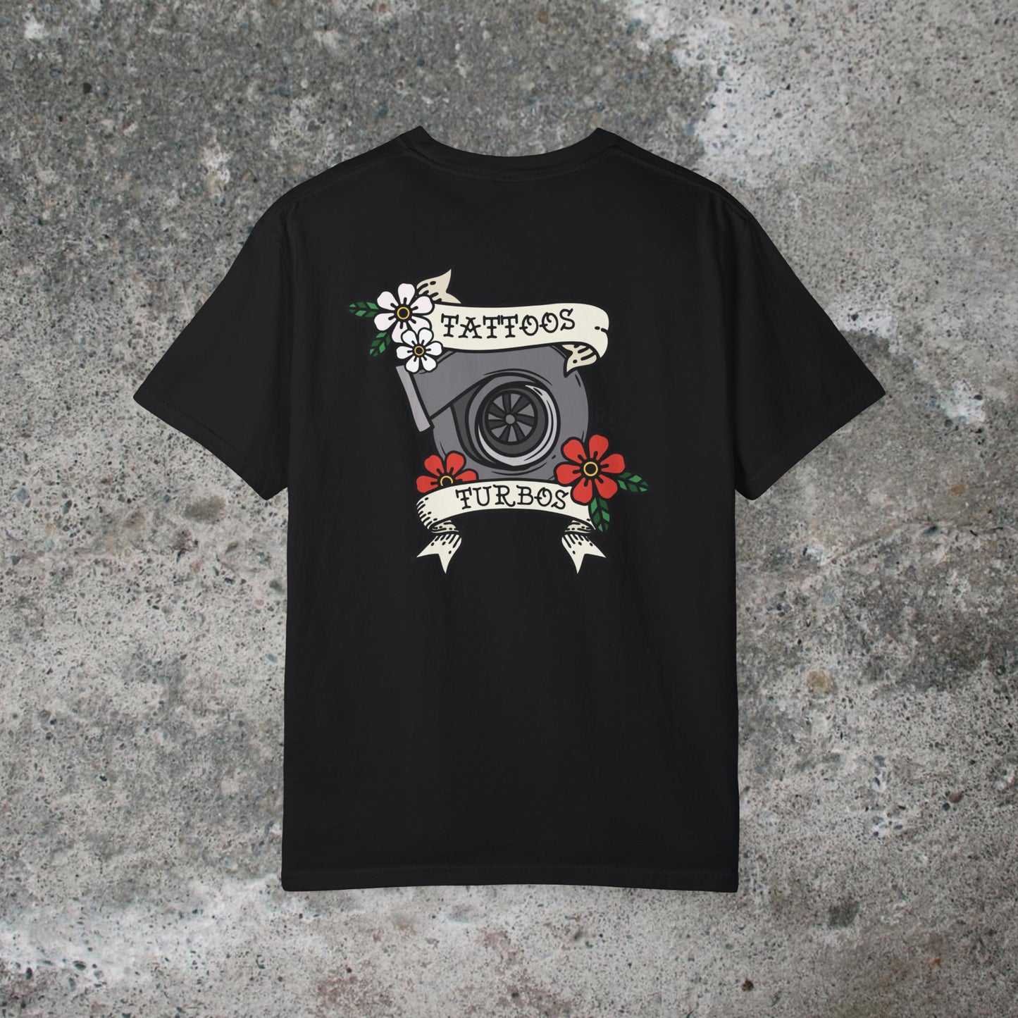 Tattoos & Turbos V2 Unisex Medium Weight T-shirt