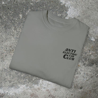 Anti Electric Car Club Unisex Medium Weight T-shirt