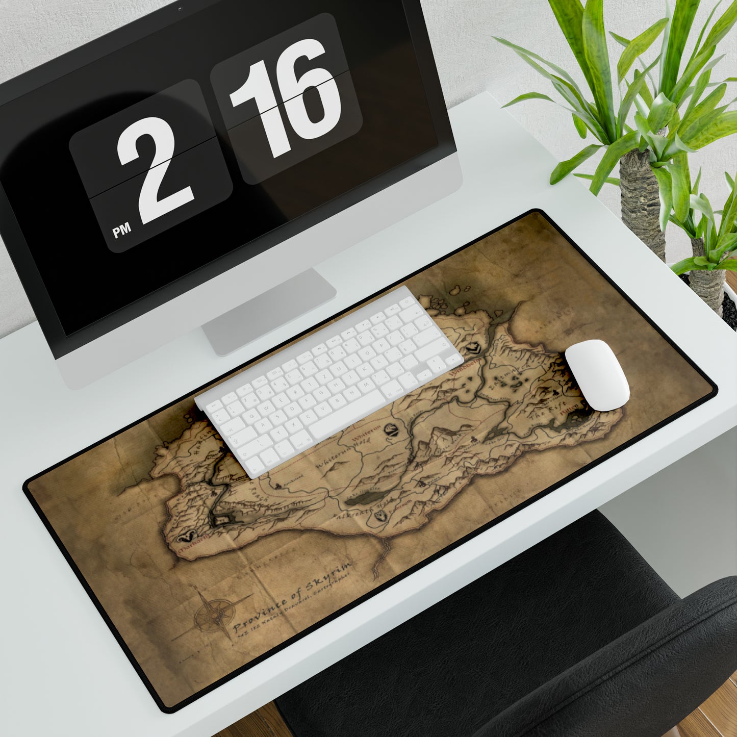 Skyrim Map Desk Mat