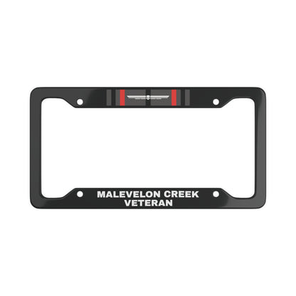 Malevelon Creek Veteran V2 Aluminum License Plate Frame