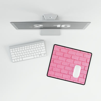 Pink Brick Desk Mat