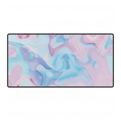 Pastel Paint Spill Desk Mat