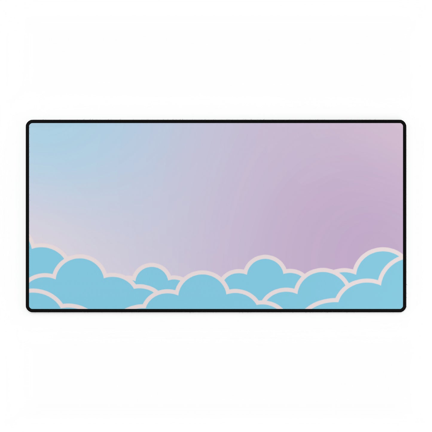 Blue Clouds Desk Mat