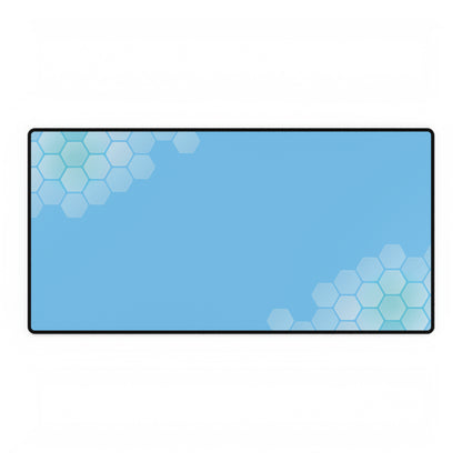 Blue Hex Desk Mat