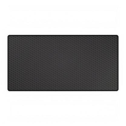 Black Hex Grid Desk Mat