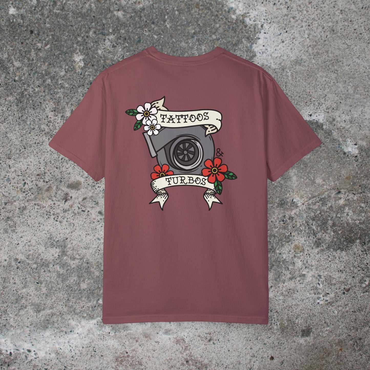 Tattoos & Turbos V2 Unisex Medium Weight T-shirt