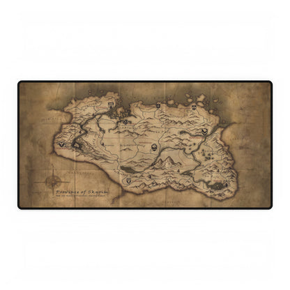 Skyrim Map Desk Mat