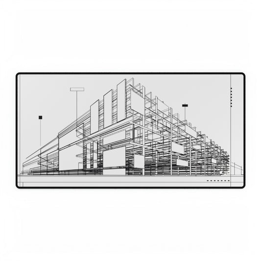 Abstract Architecture Desk Mat